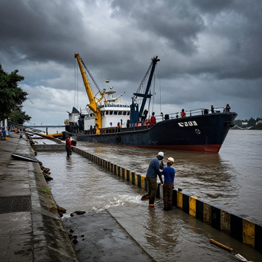 Alerta por El Niño coincide con draga inoperativa y nuevas intervenciones al río Guayas