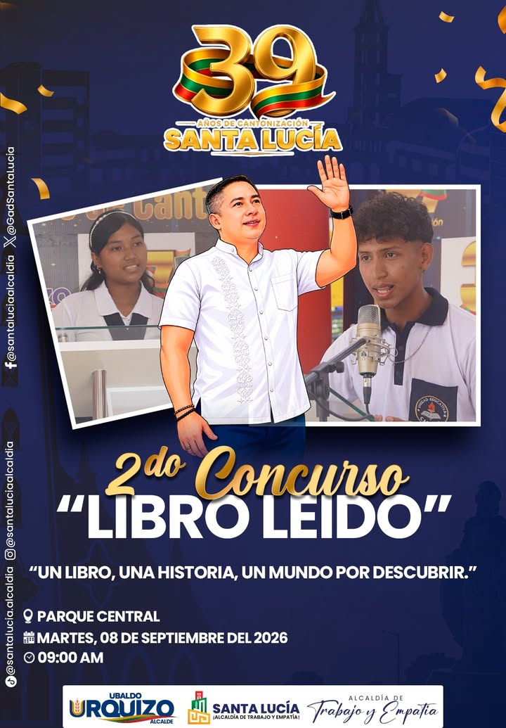 Santa Lucía celebra su 39º aniversario con el II Concurso Municipal de Libro Leído